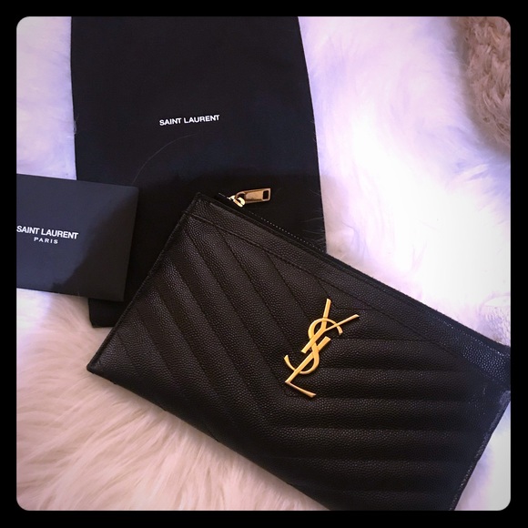 ysl money pouch